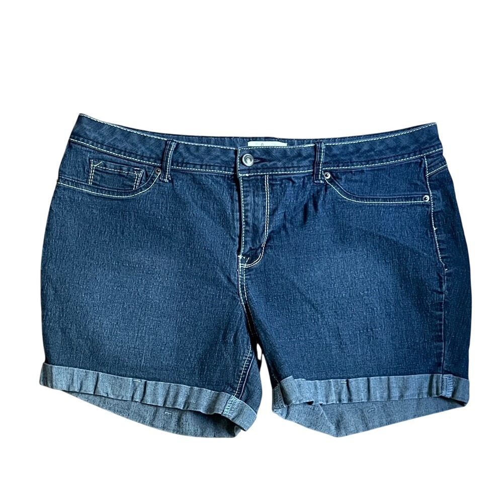 Whisper Dark Low Rise Jean Shorts | Classic Denim Summer Shorts‎ | Women's 16